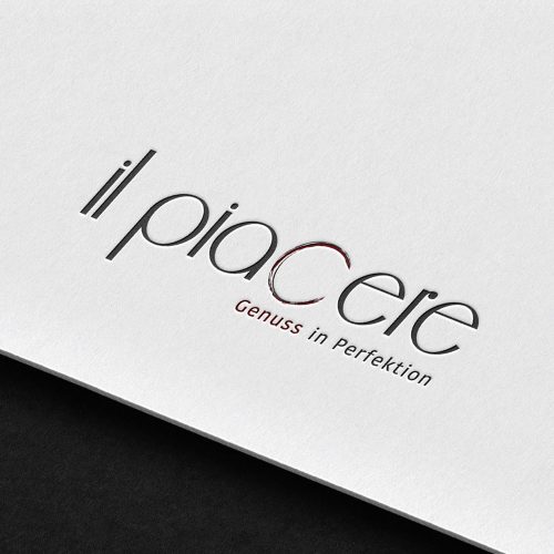 il-Piacere, Logo auf Visitenkartenausschnitt Portfolio